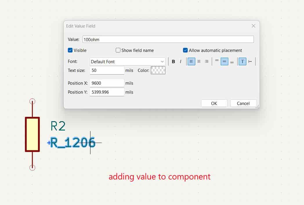 KiCAD symbol picker